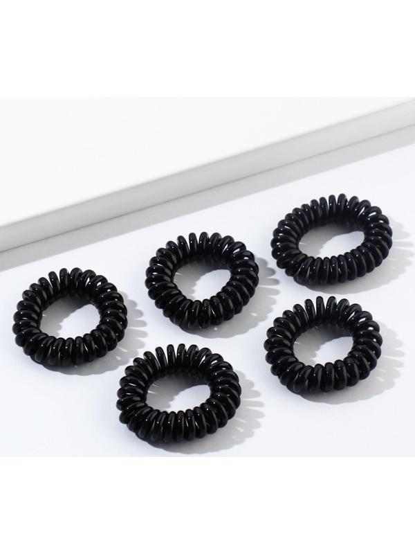 Резинки пружинки для волос «Ты топчик», 5 шт.