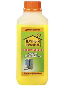 Жидкость для биотуалета универсальная, 1 л, «Дачный помощник»