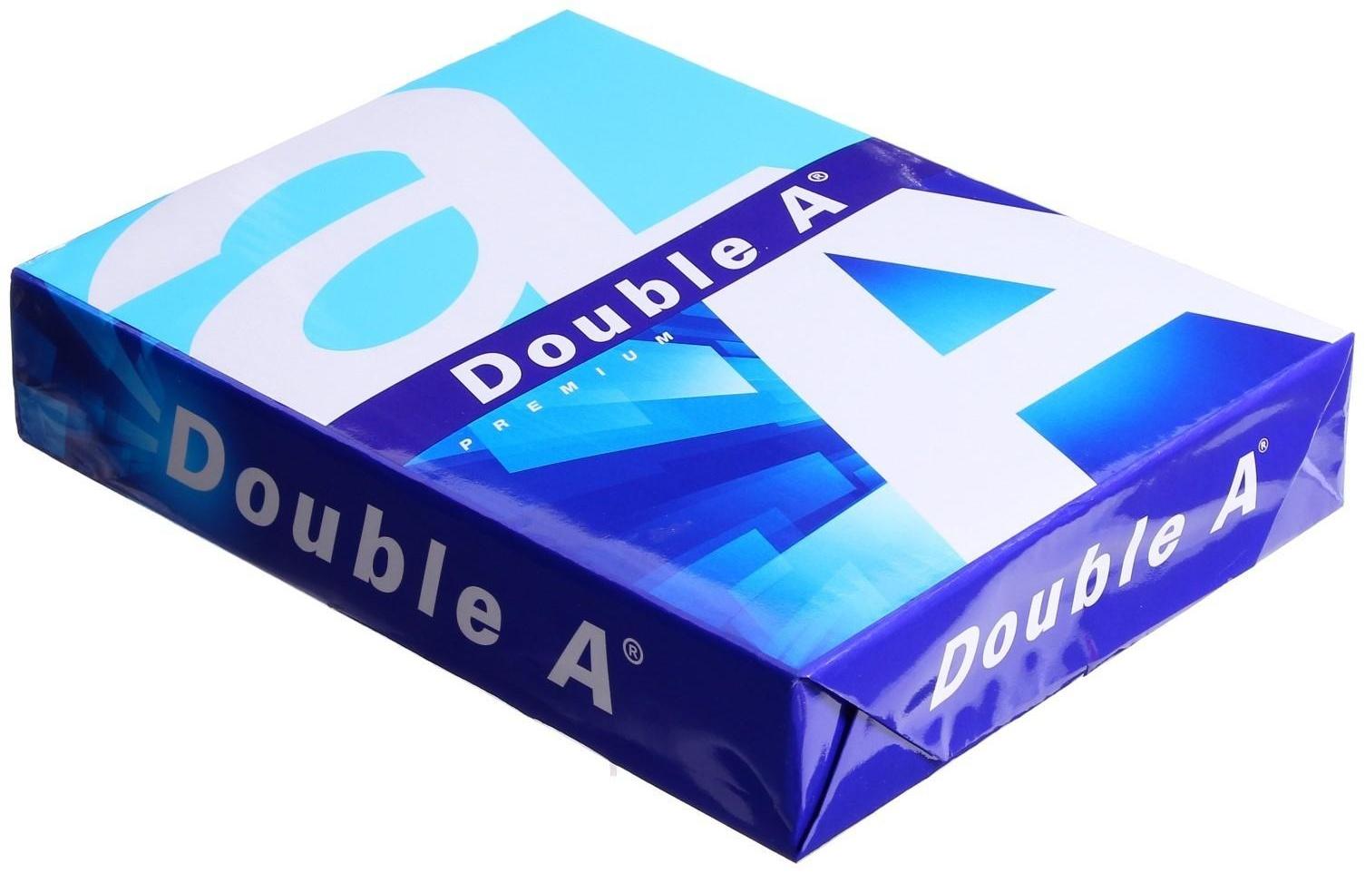 Бумага А4 500 л, DOUBLE A, 80 г/м2, белизна 163% CIE, класс А+