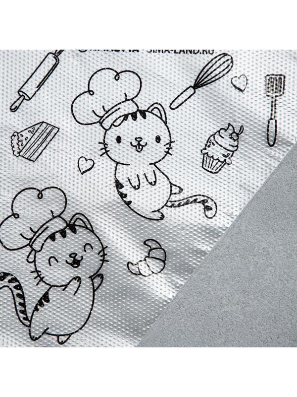 Кондитерские мешки «Котики» 35 х 20 см, 50 шт