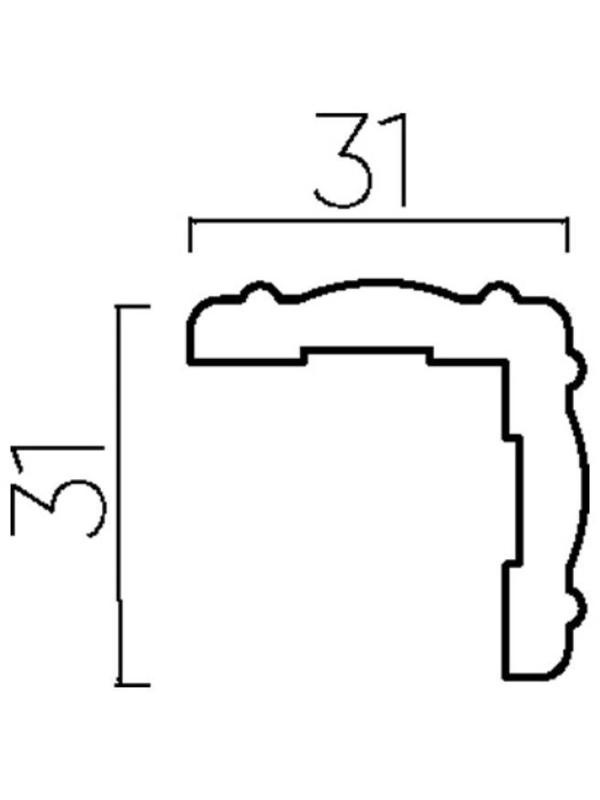 Угол 31х31х2000мм