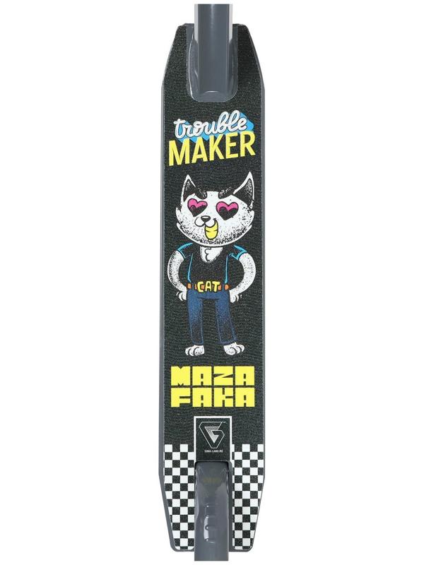 Самокат трюковый GRAFFITI, колёса PU/пластик 100 мм, ABEC 9, жёсткость 85А