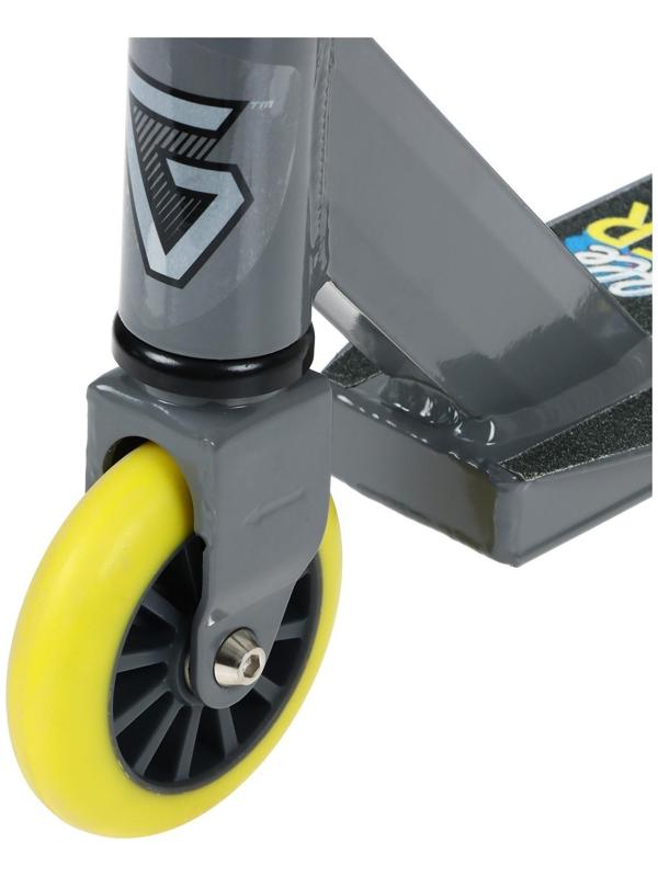 Самокат трюковый GRAFFITI, колёса PU/пластик 100 мм, ABEC 9, жёсткость 85А