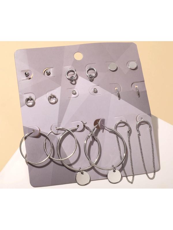 Серьги набор 9 пар 