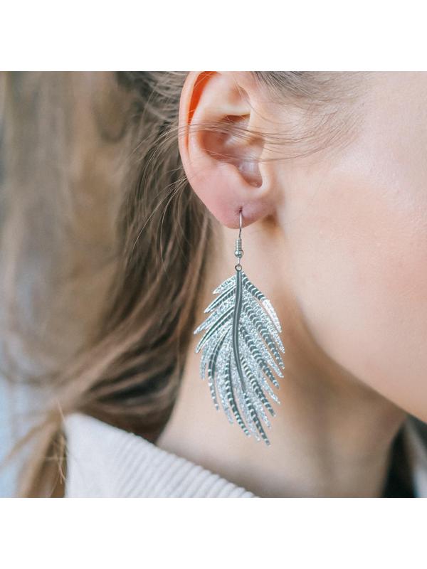 Серьги металл 