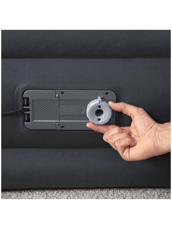 Кровать надувная Fortech, 203 x 152 x 46 см, со встроенным электронасосом, 69075 Bestway