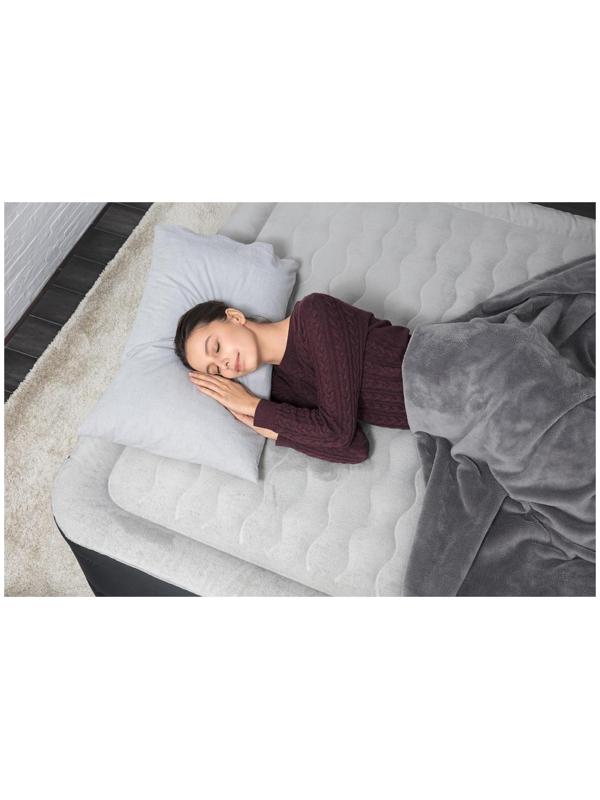 Кровать надувная Fortech, 203 x 152 x 46 см, со встроенным электронасосом, 69075 Bestway