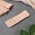 Застёжка-удлинитель для бюстгальтера, 3 ряда 2 крючка, 3,2 × 10,5 см, 5 шт, цвет бежевый