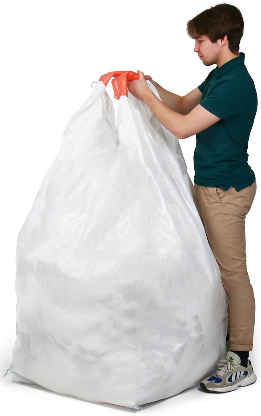 Контейнер МКР, 800 кг, 75 × 75 × 100 см, сплошное дно, 2 стропы, «Майка»