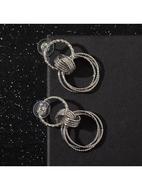 Серьги металл 