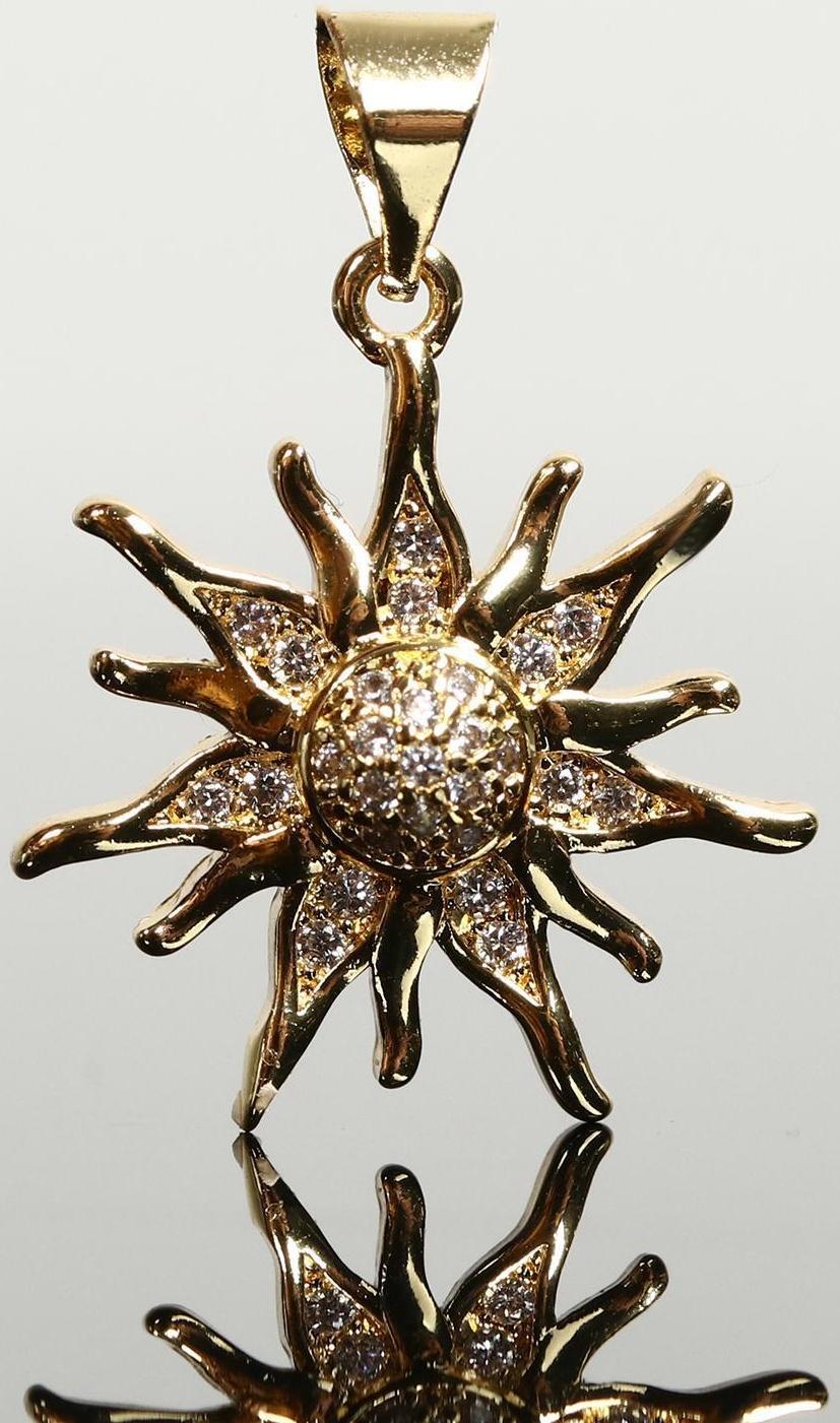 Подвеска родированная 