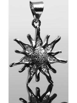 Подвеска родированная 