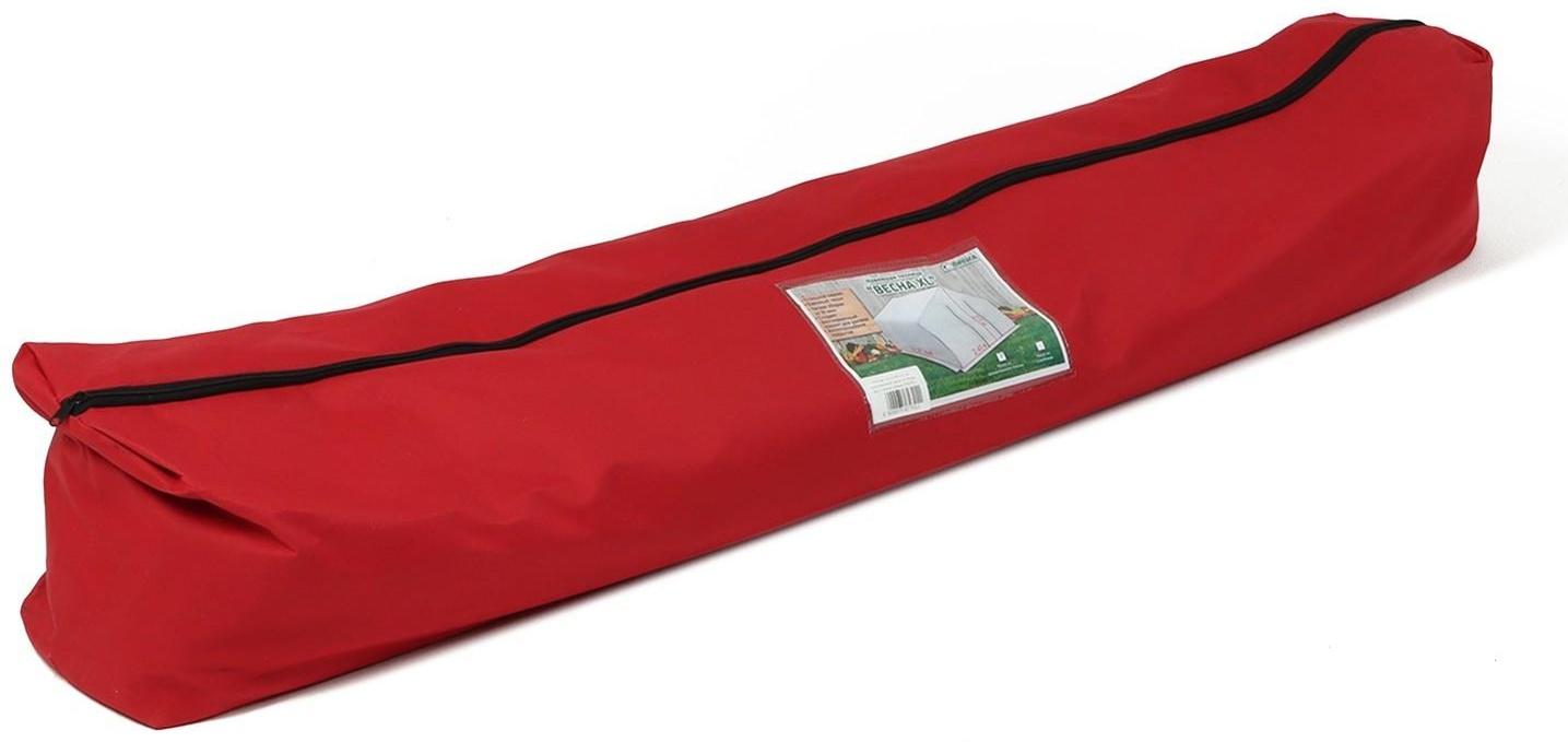 Теплица, 3.7 × 2.45 × 2.1 м, оцинкованный каркас, профиль 25 × 25 мм, спанбонд 90 г/м²