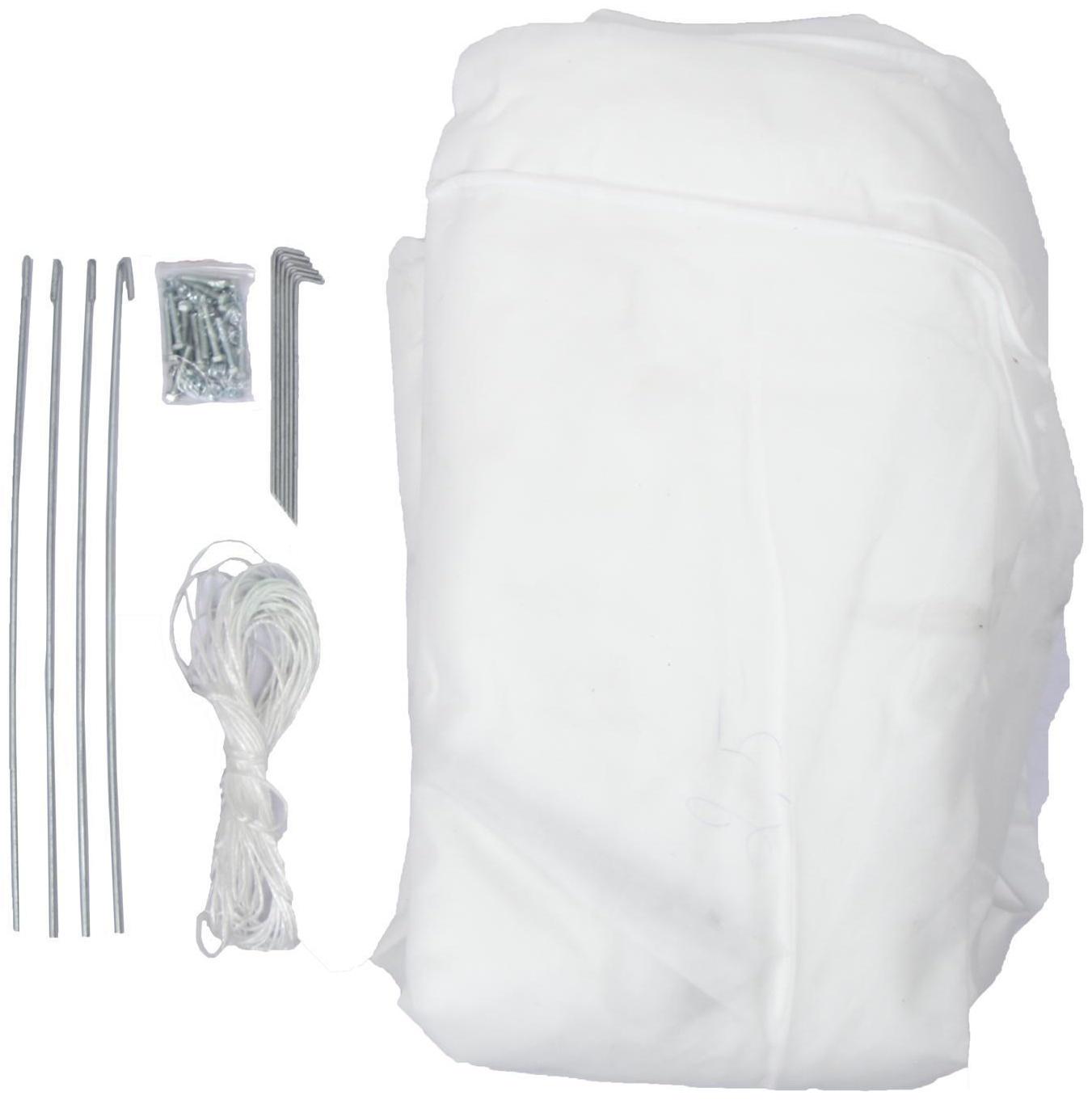 Теплица, 3.7 × 2.45 × 2.1 м, оцинкованный каркас, профиль 25 × 25 мм, спанбонд 90 г/м²