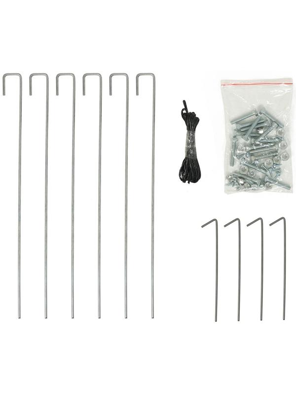 Теплица, 3.7 × 2.45 × 2.1 м, оцинкованный каркас, профиль 25 × 25 мм, спанбонд 90 г/м²