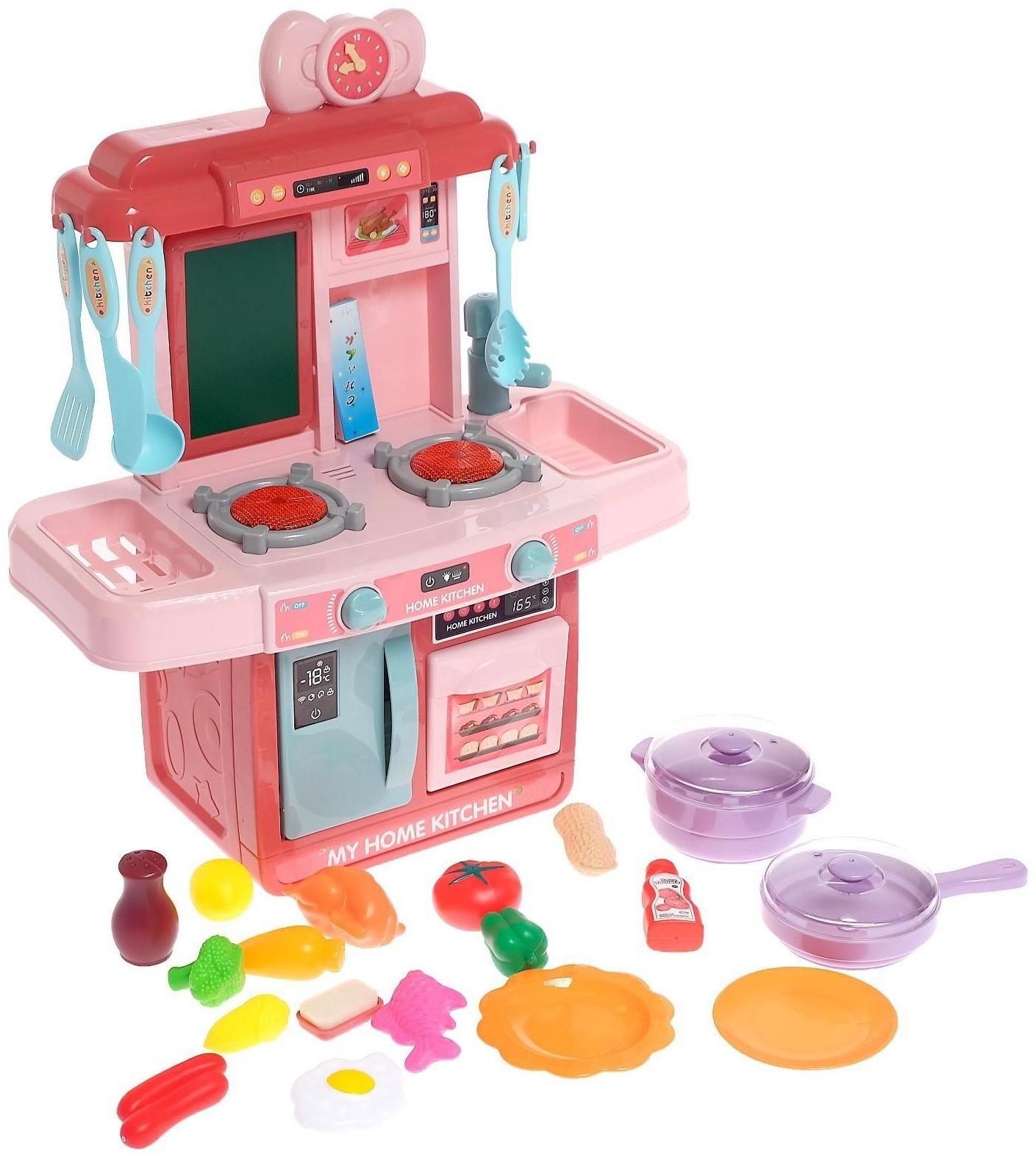 Игровой набор «Милая кухня» с аксессуарами, свет, звук, вода из крана, 39 предметов