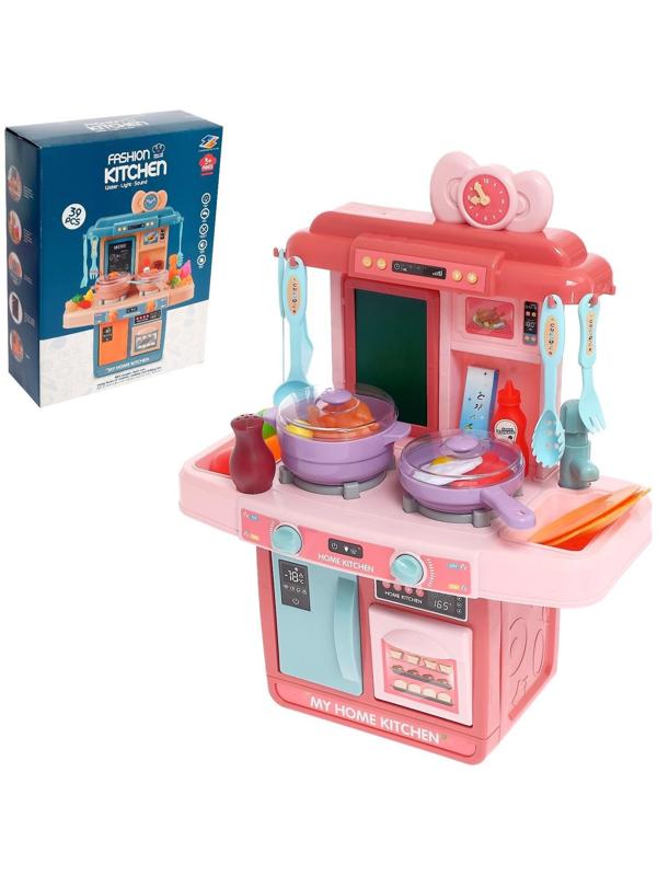 Игровой набор «Милая кухня» с аксессуарами, свет, звук, вода из крана, 39 предметов