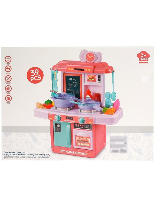 Игровой набор «Милая кухня» с аксессуарами, свет, звук, вода из крана, 39 предметов
