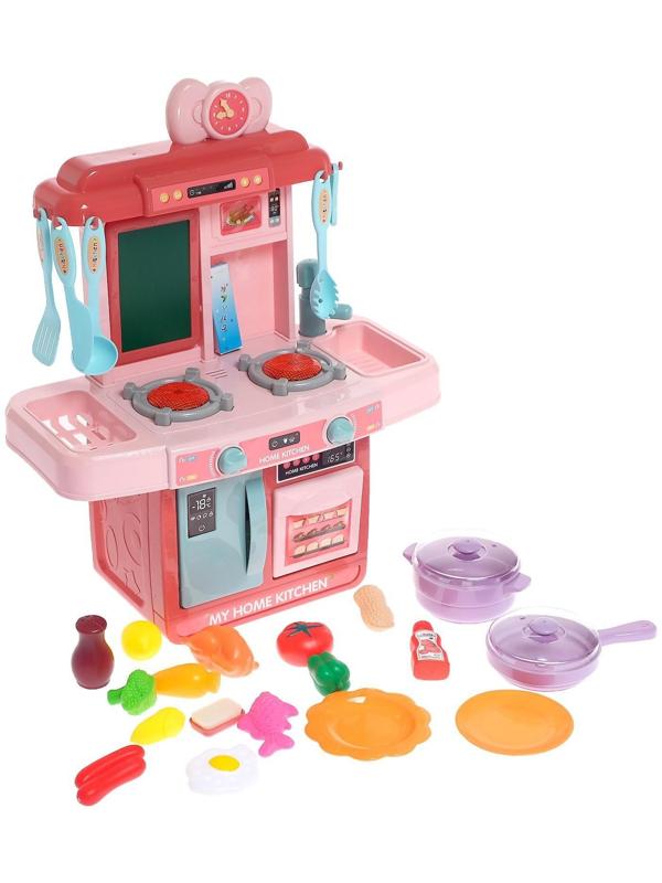 Игровой набор «Милая кухня» с аксессуарами, свет, звук, вода из крана, 39 предметов