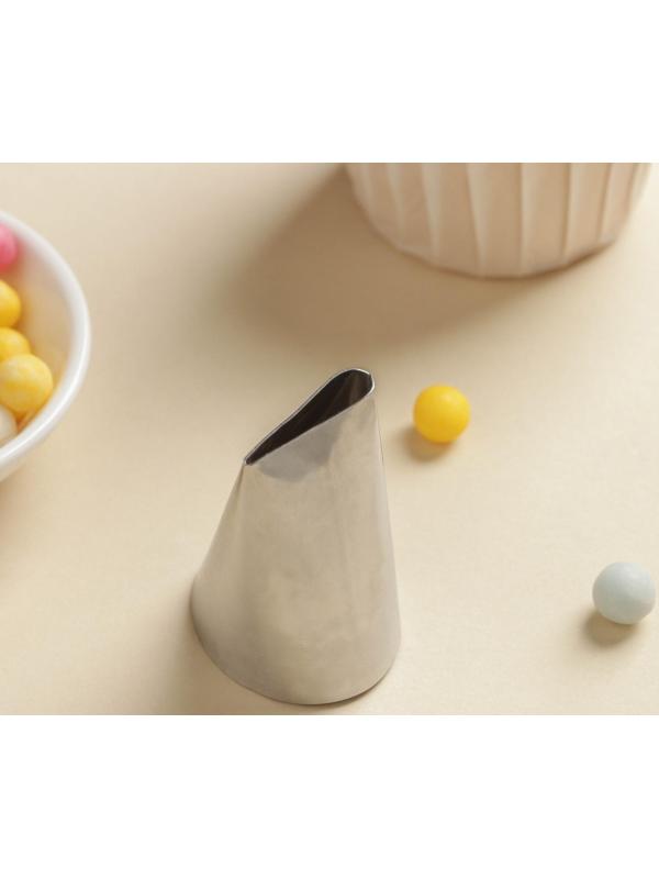 Насадка кондитерская KONFINETTA «Лепесток», d=3,4 см, выход 2,3 см, нержавеющая сталь