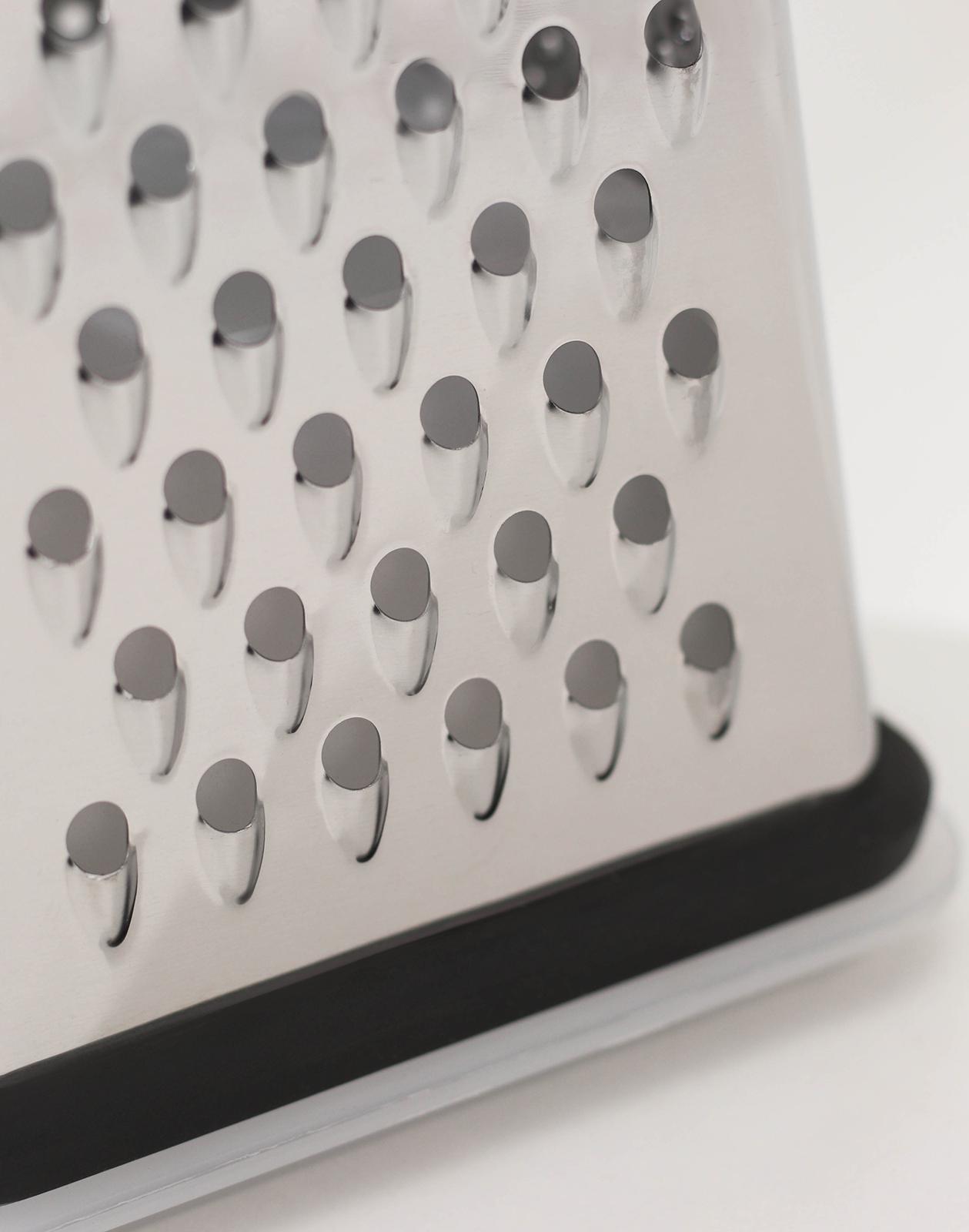 Тёрка с контейнером «Синтай», 13×13,5×24 см, цвет ручки чёрный