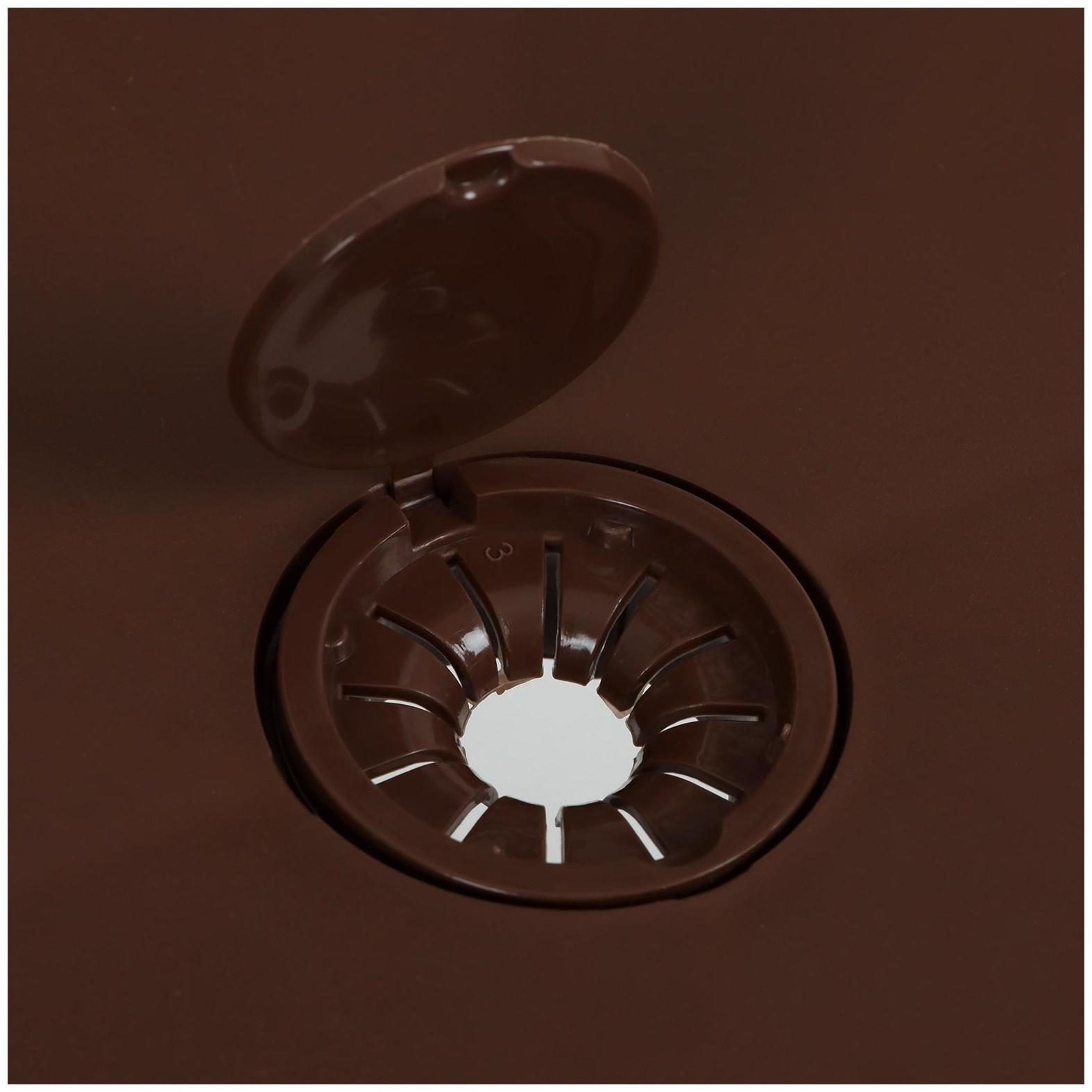 Стол прямоугольный, 1200 х 850 х 750 мм, цвет коричневый