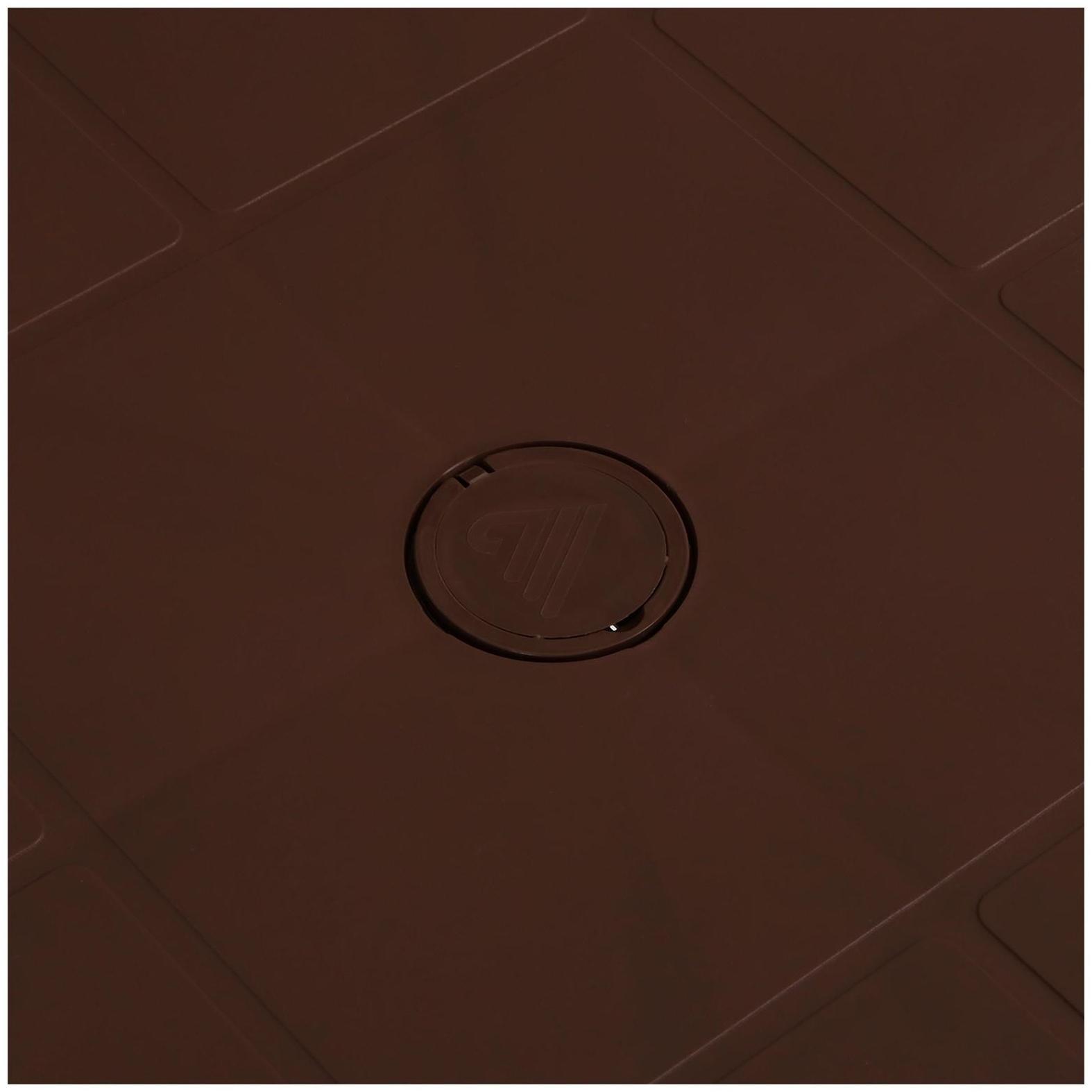 Стол прямоугольный, 1200 х 850 х 750 мм, цвет коричневый