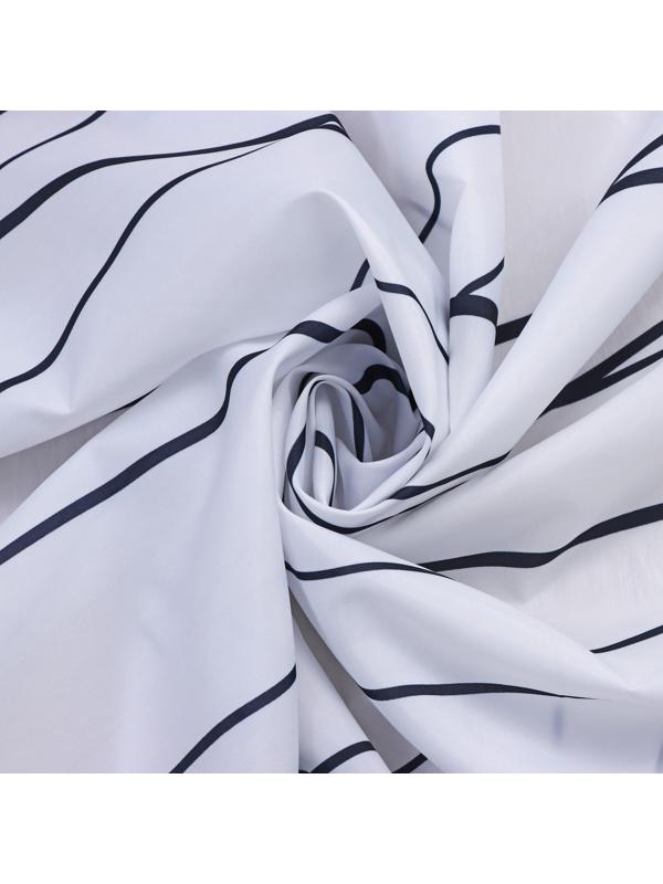 Штора для ванны Доляна «Моно», 180×180 см, полиэстер