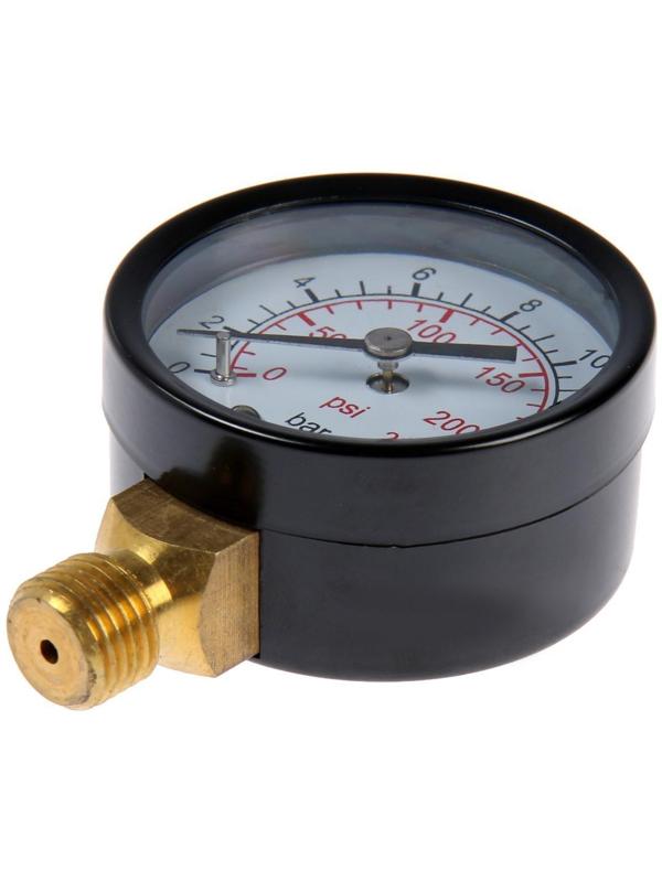 Манометр TIM Y-50-16, радиальный, Дк 50 мм, 1,6 МПа, наружная резьба 1/4