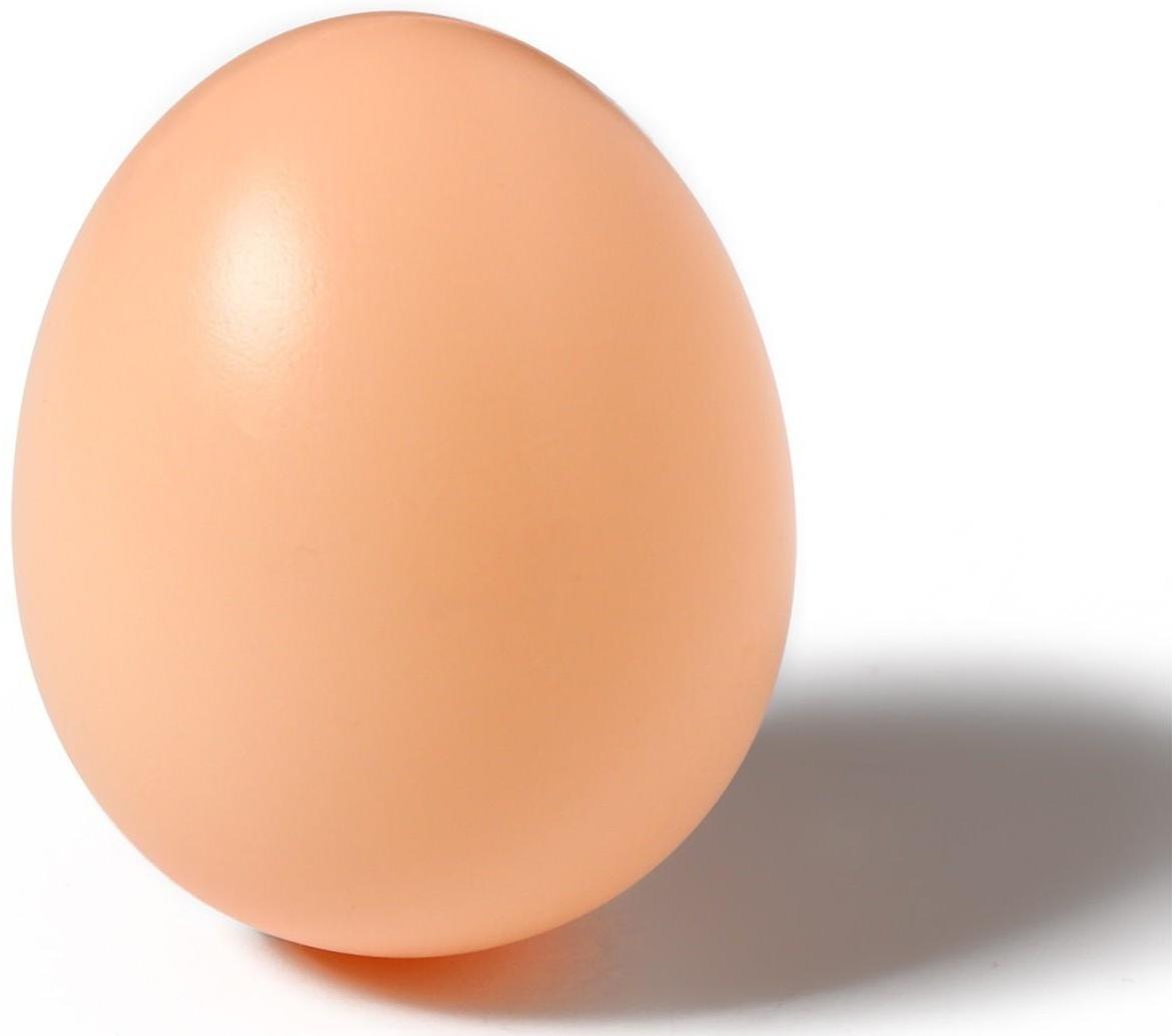 Яйцо искусственное подкладное, для кур, 1 шт., коричневое