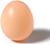 Яйцо искусственное подкладное, для кур, 1 шт., коричневое