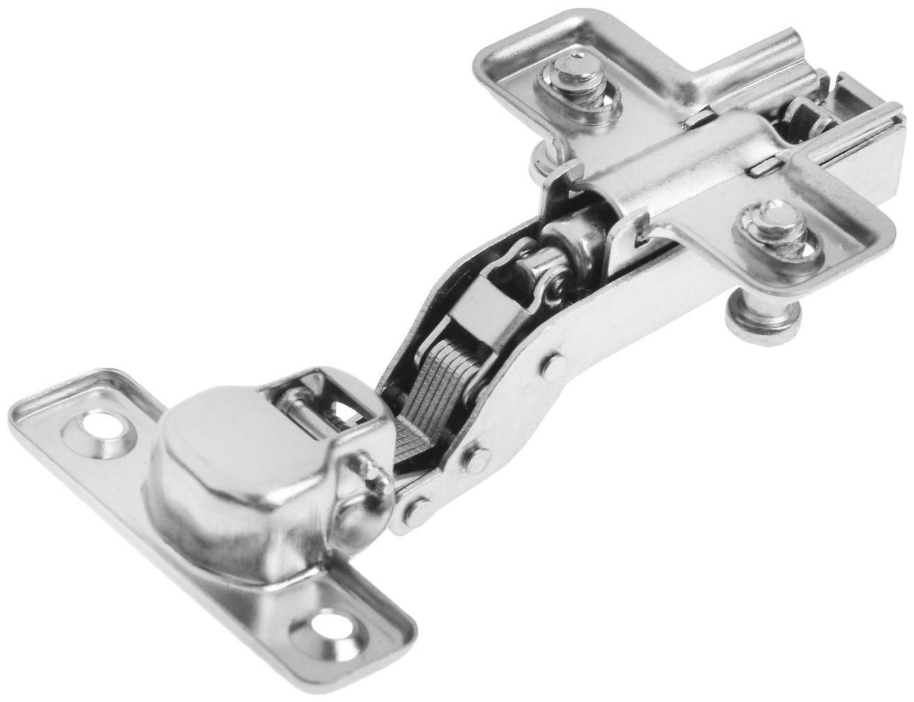 Петля 4-х шарн 206В 38 2 ев., 2шур. с доводчиком быстрого монтажа Л