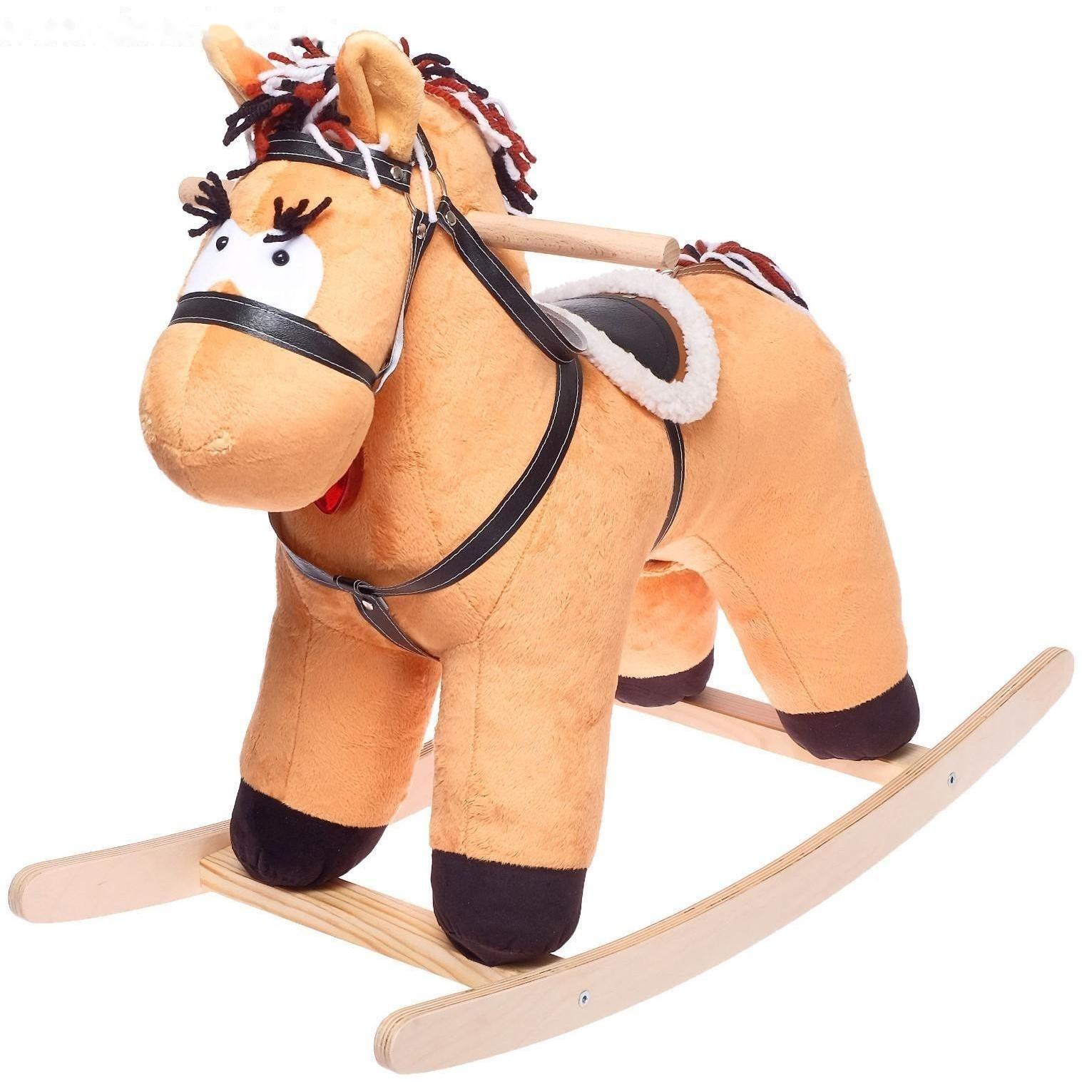 Качалка «Конь Свэн» не музыкальная, цвет коричневый