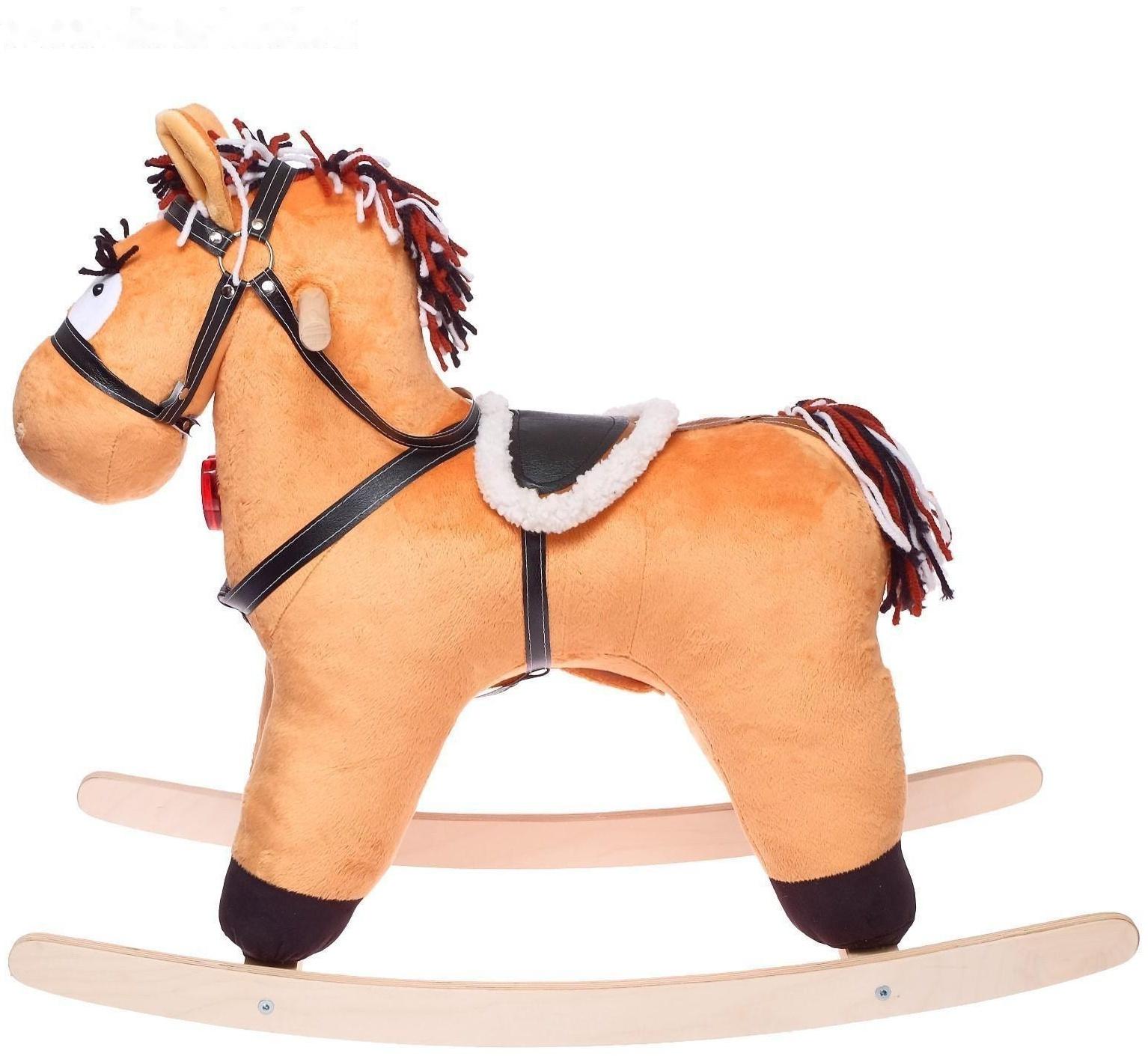 Качалка «Конь Свэн» не музыкальная, цвет коричневый