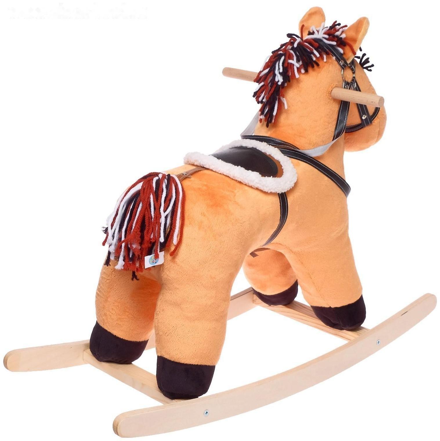 Качалка «Конь Свэн» не музыкальная, цвет коричневый