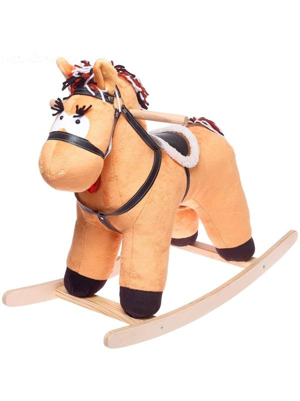 Качалка «Конь Свэн» не музыкальная, цвет коричневый