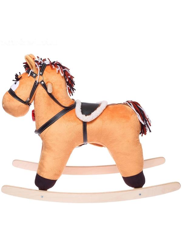 Качалка «Конь Свэн» не музыкальная, цвет коричневый