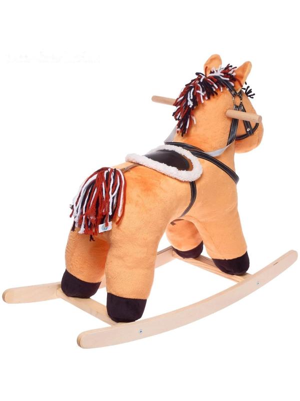 Качалка «Конь Свэн» не музыкальная, цвет коричневый