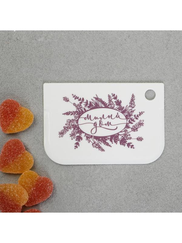 Набор кондитерских шпателей KONFINETTA «Милый дом» 11.5×8 см, 11.2×6.5 см, 10×7 см, 3 шт