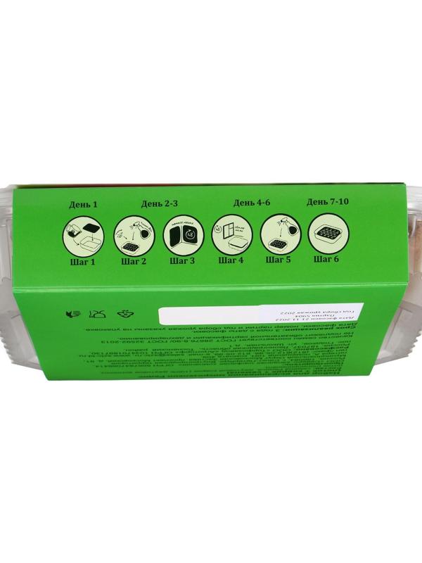 Набор для выращивания микрозелени My Greens, Кресс-салат, лоток, джутовый коврик