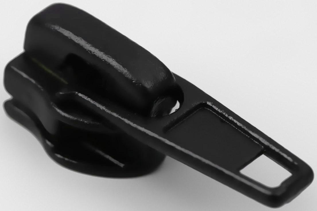 Замок автоматический для молнии «Спираль», №7, 10 шт, цвет чёрный