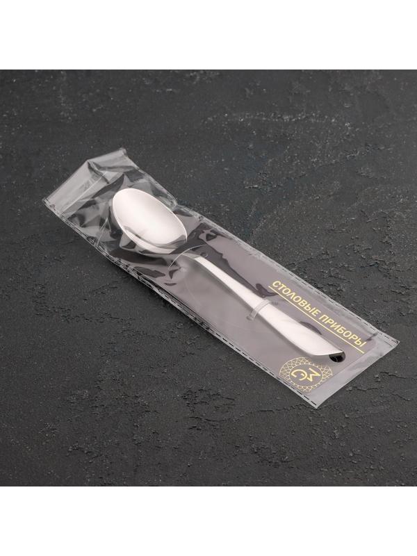 Ложка чайная из нержавеющей стали Magistro «Эми», h=15,5 см, цвет серебряный