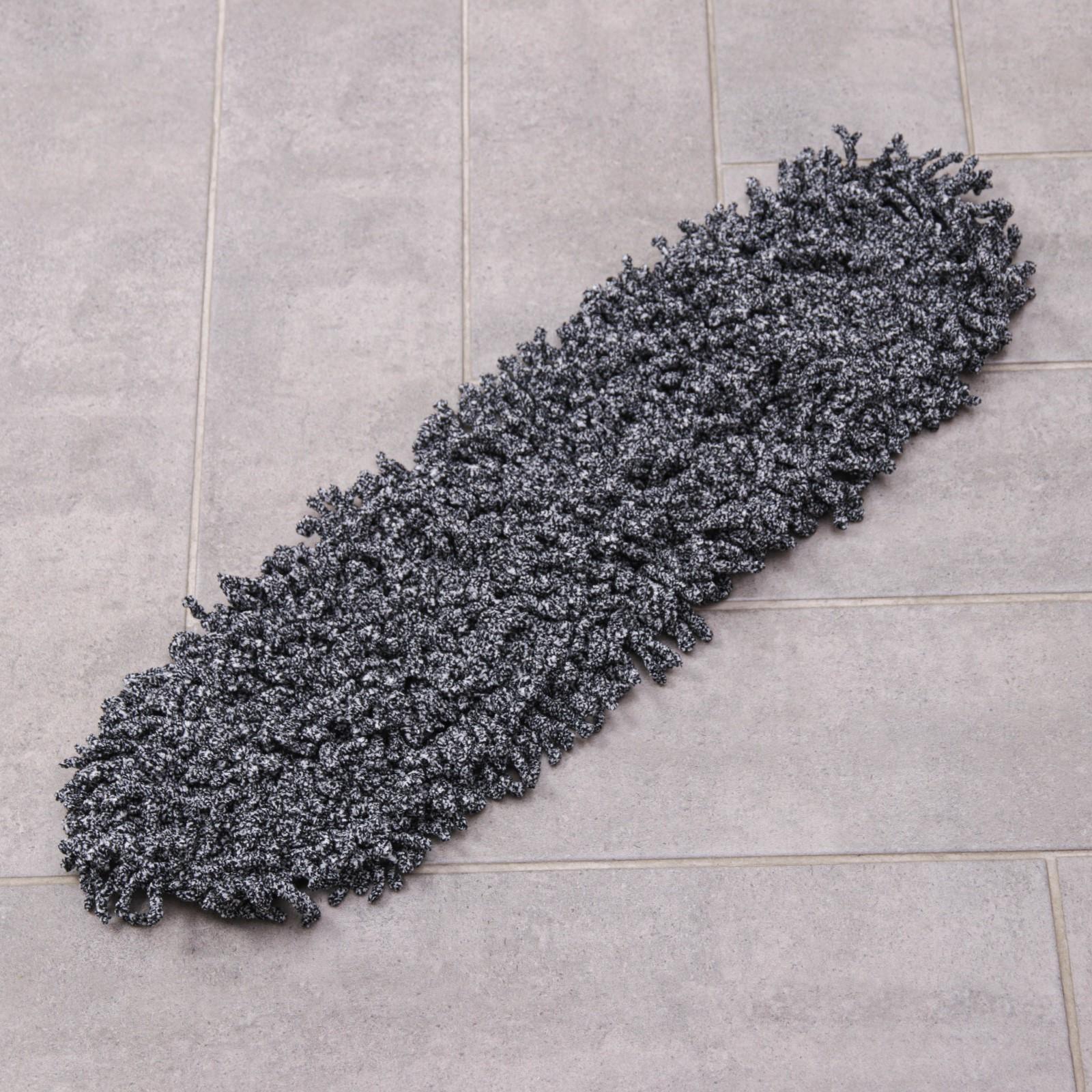 Насадка для плоской швабры арт. 3092576, 62×13 см, микрофибра, цвет серый