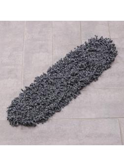 Насадка для плоской швабры арт. 3092576, 62×13 см, микрофибра, цвет серый