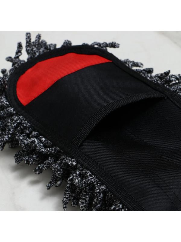 Насадка для плоской швабры арт. 3092576, 62×13 см, микрофибра, цвет серый