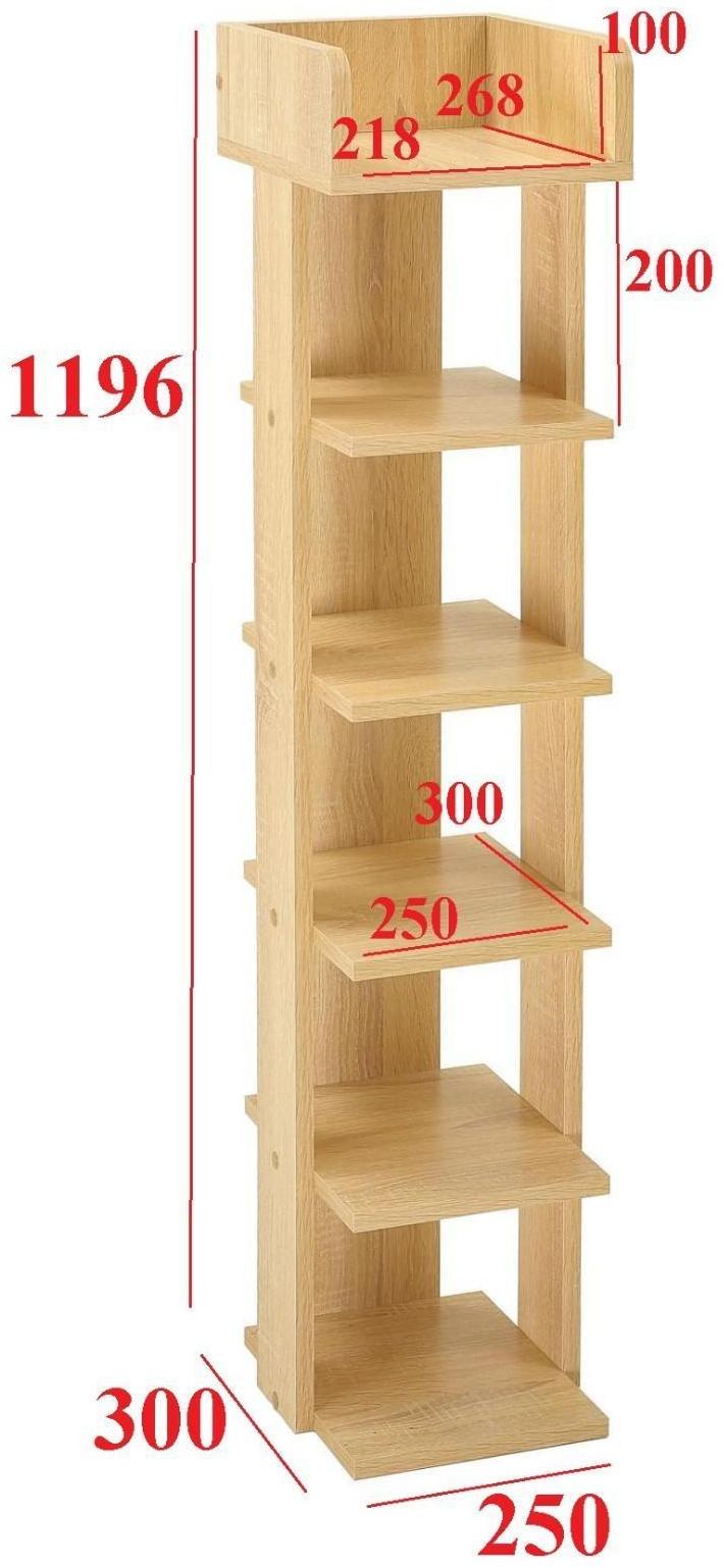 Стеллаж  Норд №2, 250х300х1196, Дуб сонома