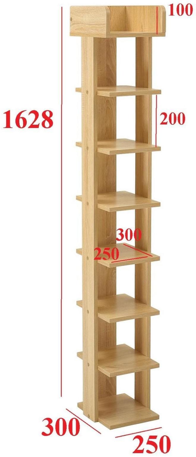 Стеллаж  Норд №3, 250х300х1628, Дуб сонома