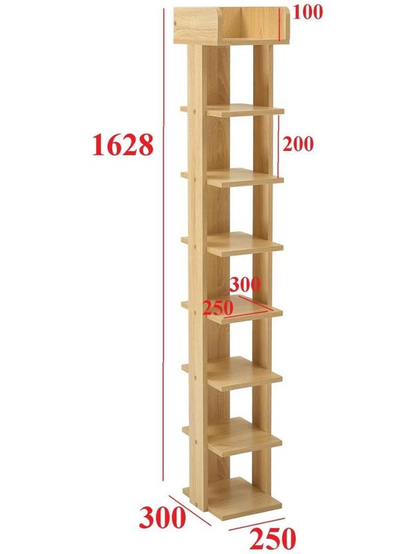 Стеллаж  Норд №3, 250х300х1628, Дуб сонома