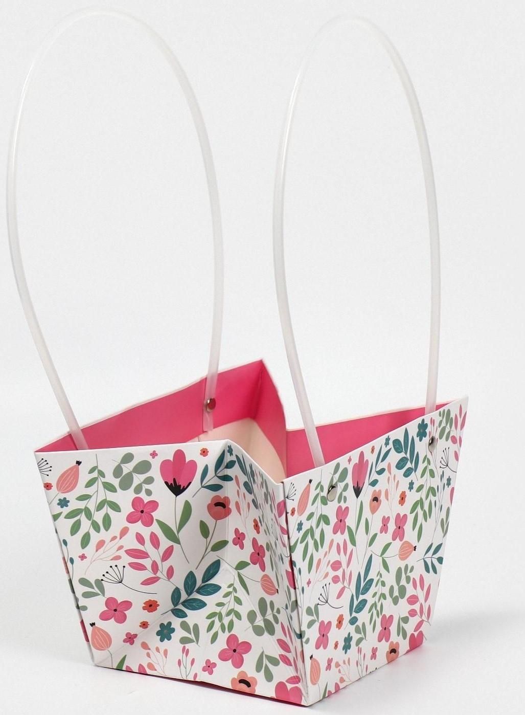 Пакет влагостойкий для цветов For you, 20 х 12 х 20 см