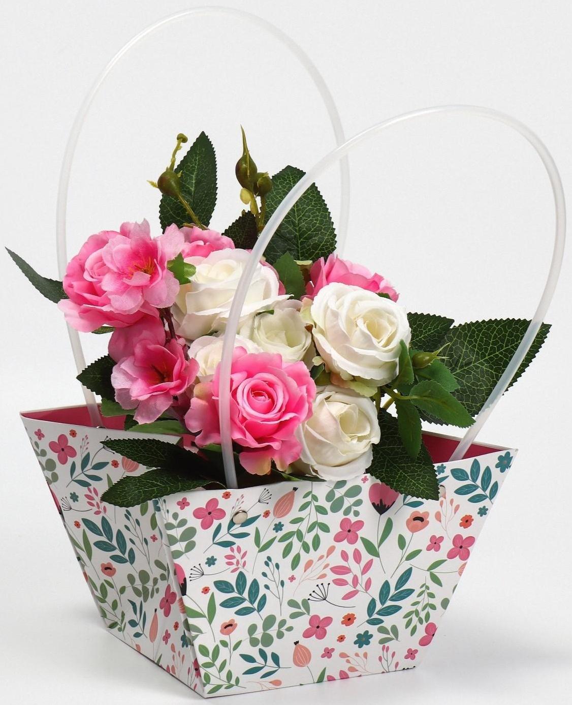 Пакет влагостойкий для цветов For you, 20 х 12 х 20 см